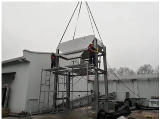 南京現(xiàn)場 皮帶機即將安裝完成?。?！